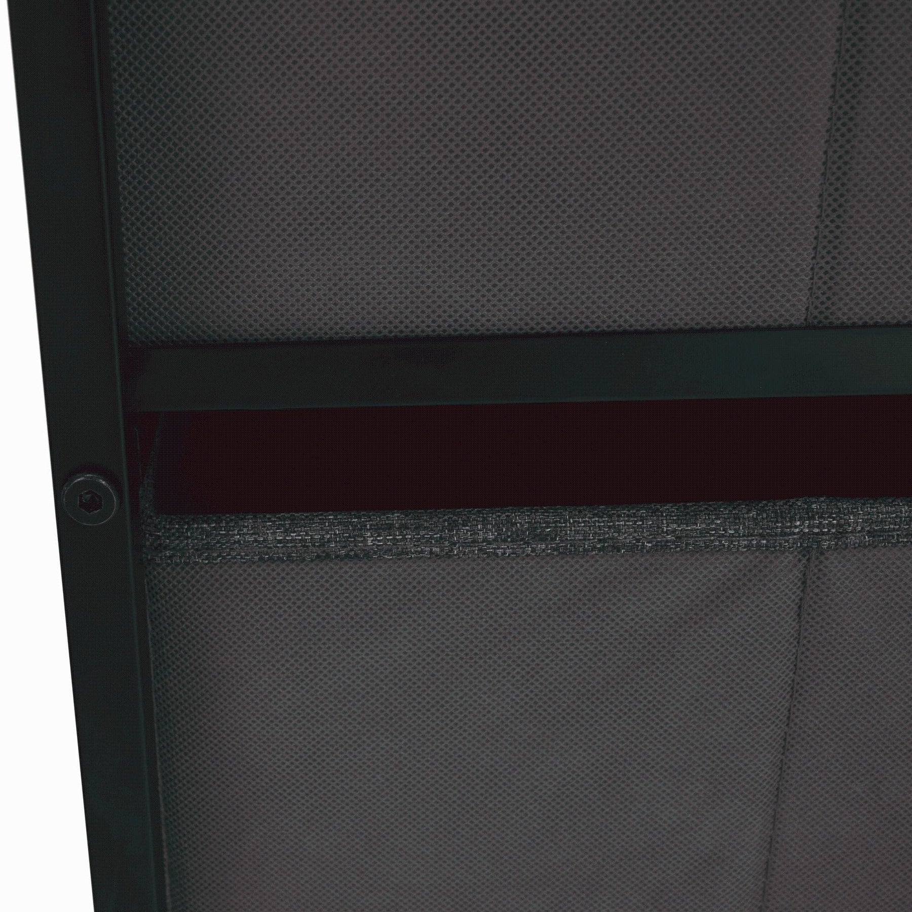 Lando-Comodă cu sertare din material textil, negru/gri închis, PALMERA TYP 3- lando.md