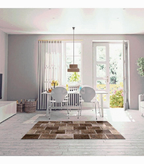 Загрузить изображение в Галерею просмотра, Ландо-Ковер 160x230 см, коричневый, ADRIEL TYP 2- lando.md