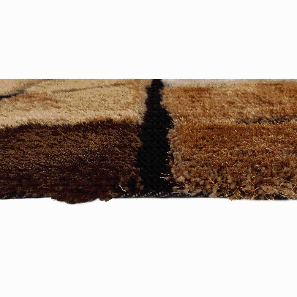 LandoCarpet, бежевый/коричневый, 100x140, мебель LUDVIG TYP 3