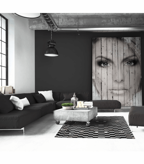 Încărcați imaginea în vizualizatorul Galerie, Lando-Covor de lux din piele, maro/negru/alb, patchwork, 69x140, PIELE DE VI- mobila
