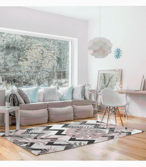 Загрузить изображение в Галерею просмотра, Lando-Carpet, многоцветный, рисунок листьев, 133x190, SELIM-lando.md