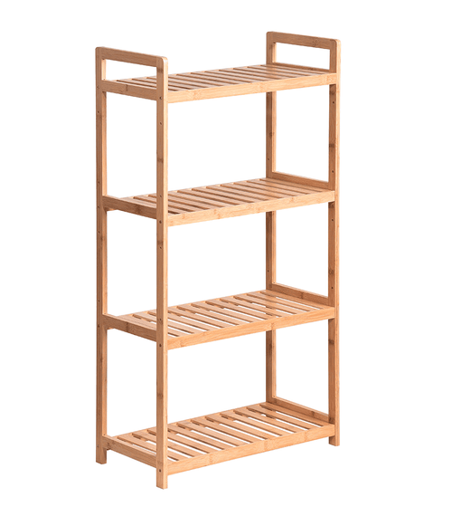 Загрузить изображение в Галерею просмотра, Lando-Shelf с 4 полками, натуральный бамбук, FIORE TYPE 2-lando.md