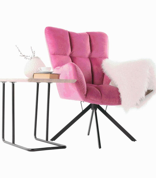 Загрузить изображение в галерею просмотра, кресло Lando-Design, розовая ткань, KOMODO-lando.md