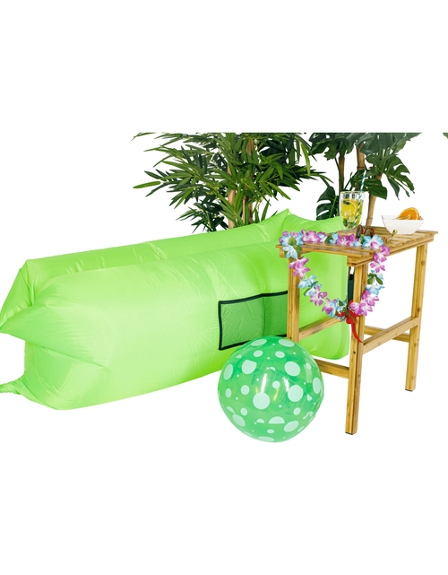 Încărcați imaginea în vizualizatorul Galerie, Geantă scaun gonflabilă / geanta leneşă, verde, LEBAG Lando - Lando

