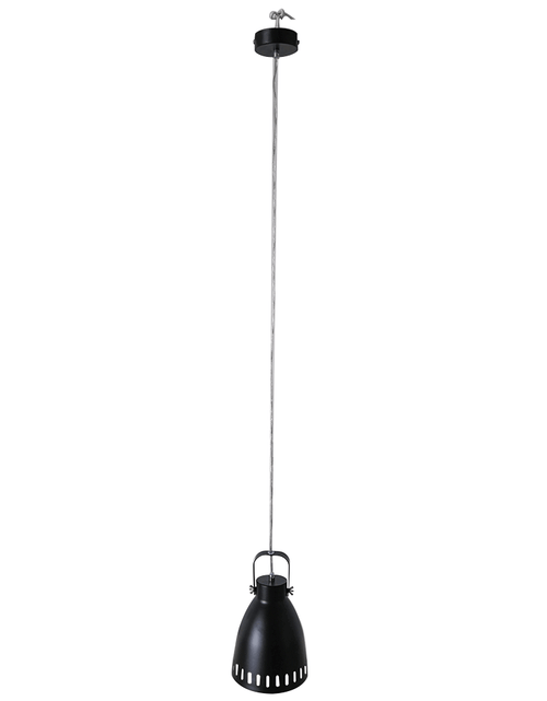 Încărcați imaginea în vizualizatorul Galerie, Lampă suspendată, neagră / metalică, AIDEN TIP 3 Lando - Lando

