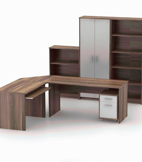 Încărcați imaginea în vizualizatorul Galerie, LandoMasă pentru scris, prun, JOHAN 2 NEW 01 mobila
