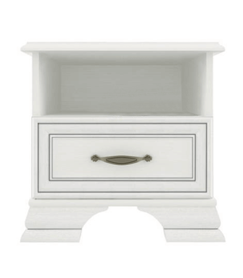 Загрузить изображение в Галерею просмотра, Lando-Nightstand 1S, ЛДСП, кремовый woodline, TIFFY-lando.md