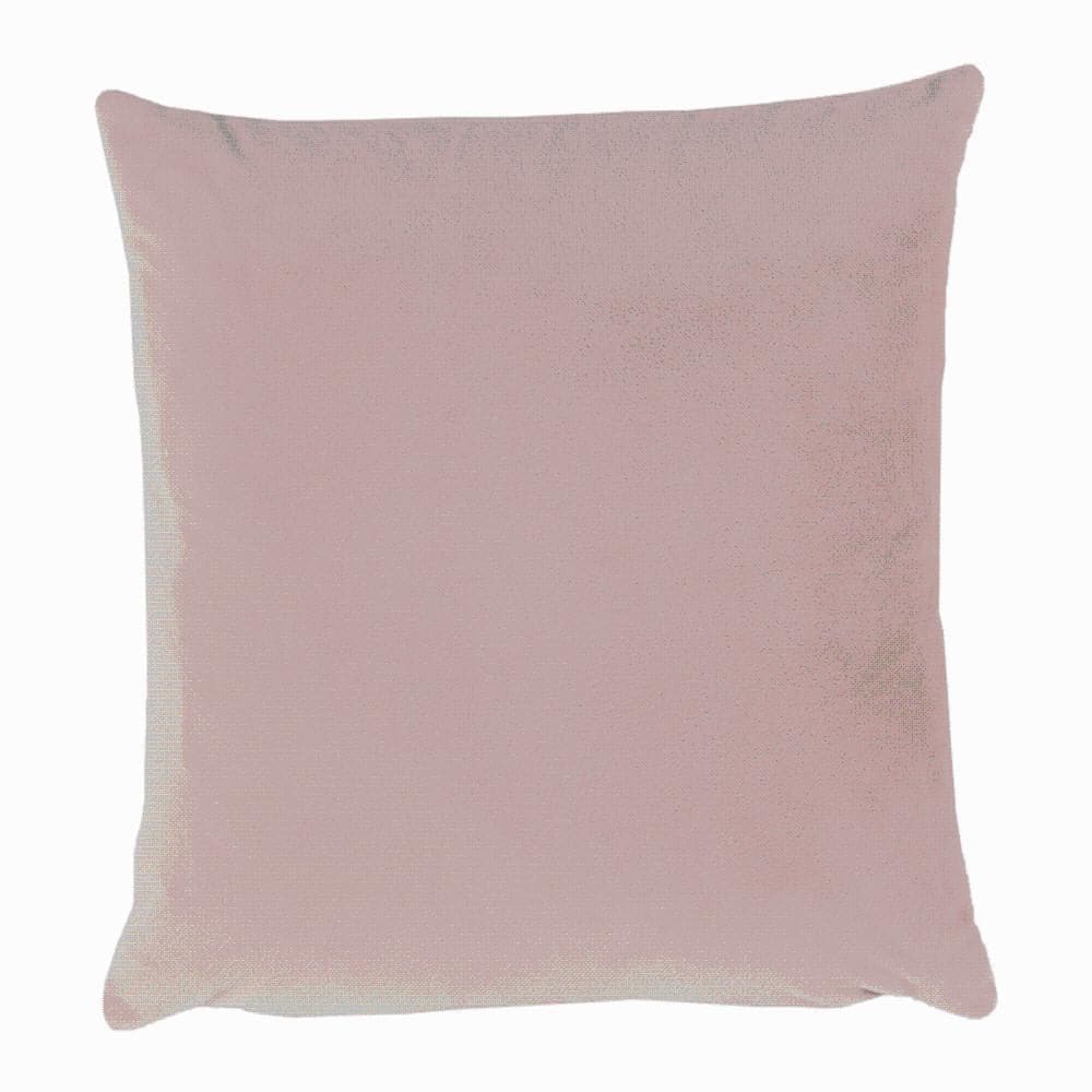 LandoPernă, material textil de catifea roz pudră, 45x45, ALITA TIPUL 2- mobila