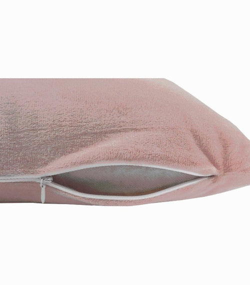 Încărcați imaginea în vizualizatorul Galerie, LandoPernă, material textil de catifea roz pudră, 45x45, ALITA TIPUL 2- mobila
