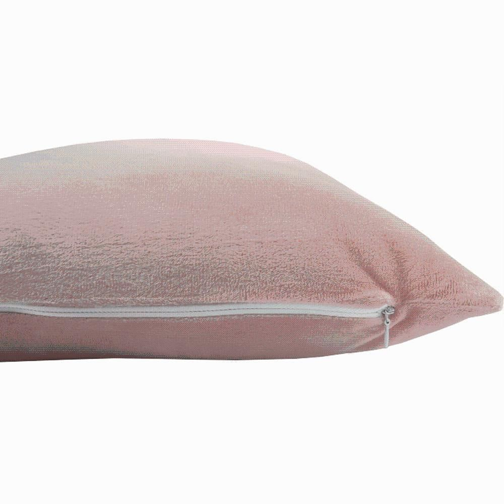 Pernă, material textil de catifea roz pudră, 45x45, ALITA TIPUL 2 Lando - Lando