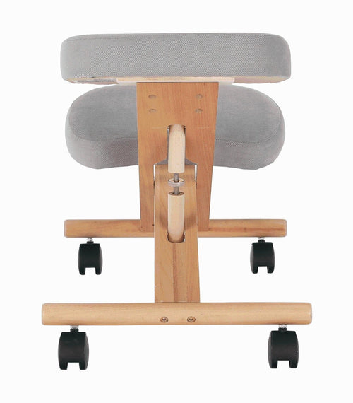 Загрузить изображение в Галерею просмотра, коленный стул Lando-Ergonomic, серо-коричневый серо-коричневый/бук, FLONET-lando.md