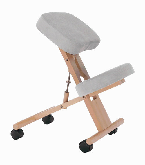 Загрузить изображение в Галерею просмотра, коленный стул Lando-Ergonomic, серо-коричневый серо-коричневый/бук, FLONET-lando.md