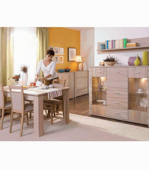 Încărcați imaginea în vizualizatorul Galerie, LandoScrin tip 8, stejar sonoma, GRAND mobila
