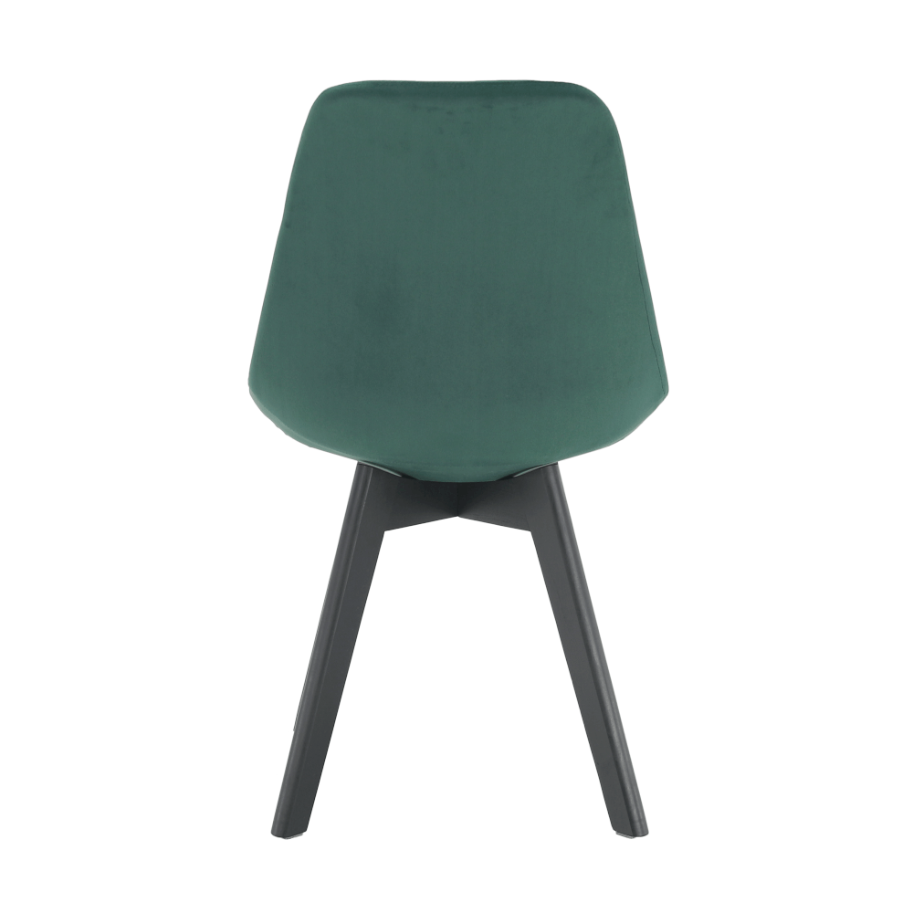 LandoScaun, catifea Velvet smarald/ negru , LORITA- mobila